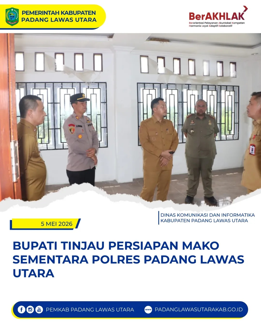 Peninjauan Mako Polres Padang Lawas Utara