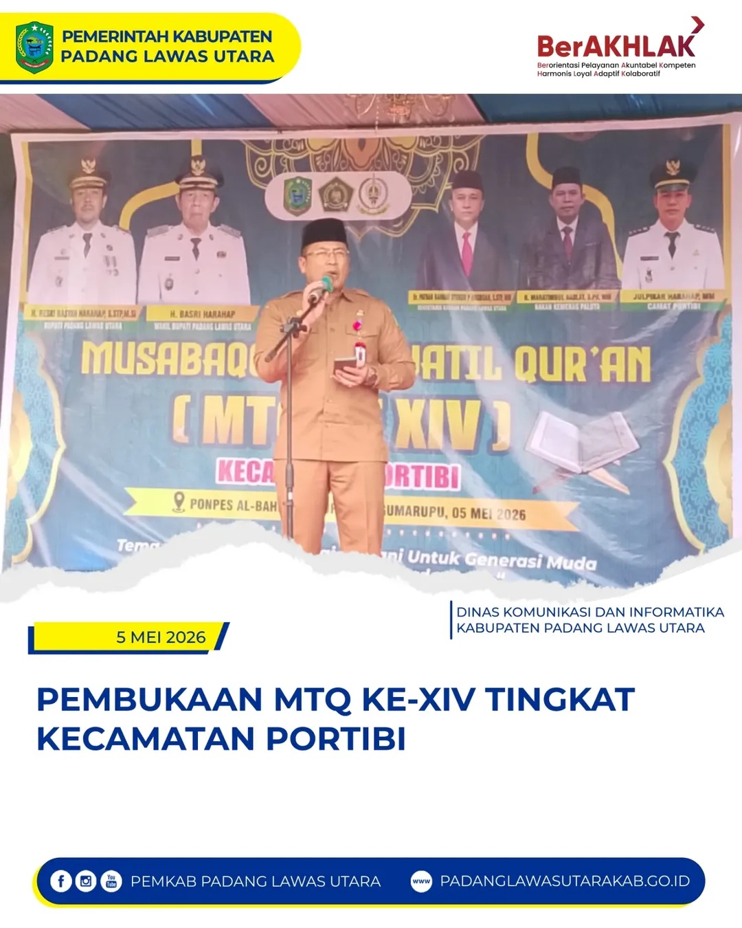 Musabaqah Tilawatil Qur'an Ke-XIV Tingkat Kecamatan Portibi